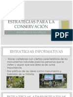 Estrategias para La Conservación de Los Monumentos Naturales