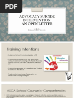 advocacy suicide intervention