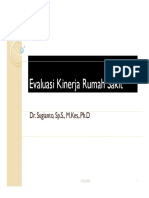 Evaluasi Kinerja RS 24 Jun 2009 - DR Sugianto