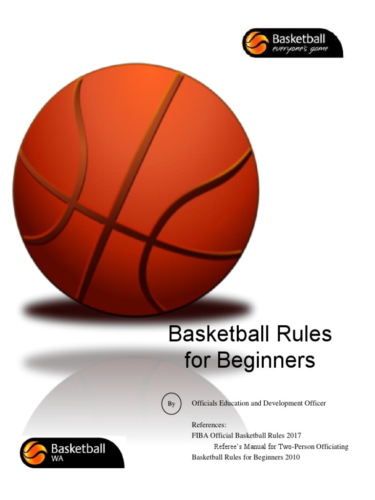 basketball beginner rulebook 2018 Referee Sports Rules And Regulations