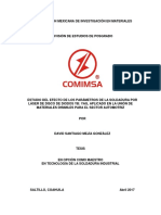 Estudio Del Efecto de Los Parametros de La Soldadura Por Laser Seminario Ii_2