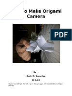 How To Make Origami Camera