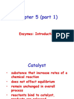 Chapter 5 (Part 1) : Enzymes: Introduction