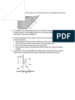 Forces Acting on Submerged Surfaces and Gates