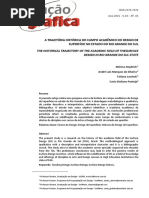 A Trajetória Histórica Do Campo Acadêmico Do Design de Superfície No Estado Do Rio Grande do Sul