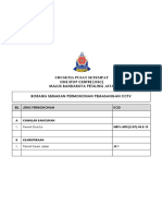 Senarai Semak Kelulusan Pemasangan Cctvedit