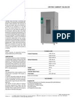 Drying Cabinet - Tech Spec