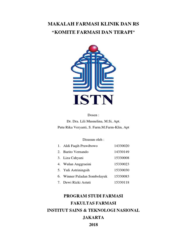 MAKALAH FARMASI KLINIK