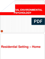 Residential Environmental Psychology