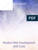 Modern Web Development With Scala Sample