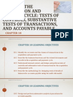 Audit of The Acquisition and Payment Cycle: Tests of Controls, Substantive Tests of Transactions, and Accounts Payable