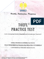 Latihan Test Toefl Unnes Dan Jawabanya PDF