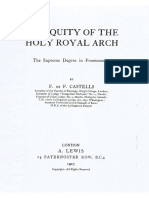 Antiquity of the Holy Royal Arch by F. de P. Castells