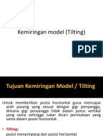 Kemiringan Model (Tilting) Ismi