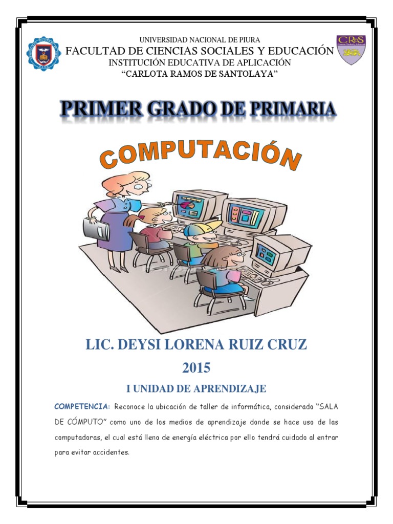 Aprendizaje de Computación para Primaria | PDF | Informática ...