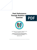 Navy Peak Performance Through Nutrition and Exercise