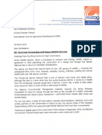 Terminate Partnership With KWS - IFAD PDF
