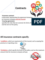 Insurance Contracts: and The Insured