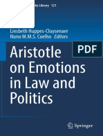 Aristotle On Emotions in Law and Politics 2018