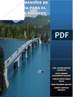 Estudios Basicos de Ingenieria para El Diseño de Puentes