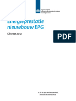 Energieprestatie Nieuwbouw EPG