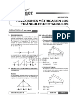 Tema 11 - Relaciones Métricas en Los Triángulos Rectángulos