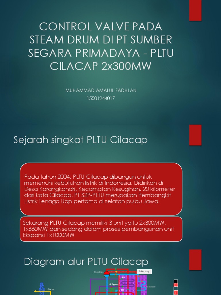 Control Valve Pada Steam Drum Di PT Sumber PDF