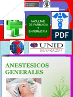 Practica IV de Farmacologia Unid Anestesicos