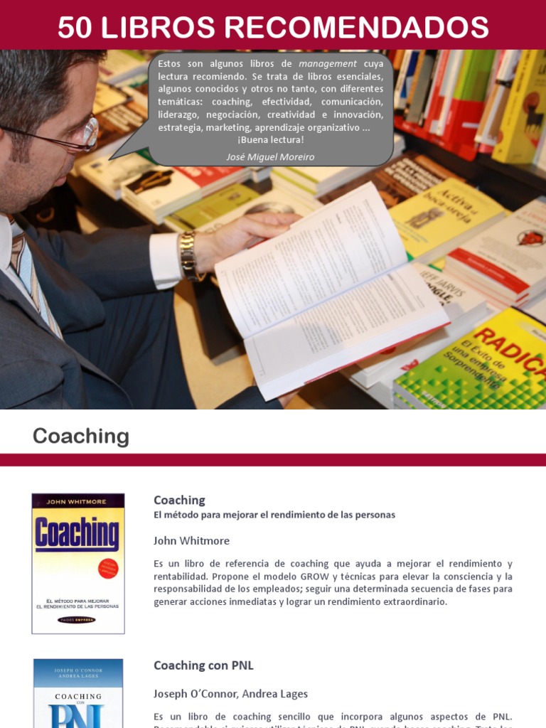 50 libros esenciales de management | PDF | Liderazgo | Inteligencia
