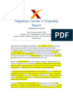 Plagiarism - Report Kiran