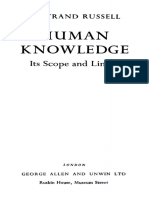 Bertrad Russell-Limits of Human Knowledge PDF