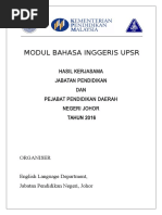 Johor Upsr 2016 English Module