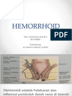 Hemoroid Maju DR Kukuh