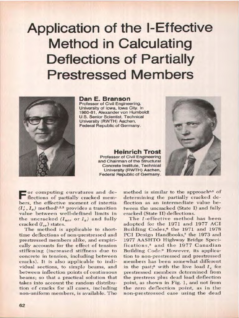 Branson 1965 Pdf Strength Of Materials Beam Structure