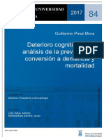 Deterioro Cognitivo Leve: Análisis de La Prevalencia, Conversión A Demencia y Mortalidad