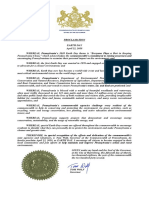 Governor Wolf Proclamation - Earth Day 2018