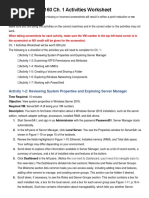 IT 160 Ch. 1 Activities Worksheet