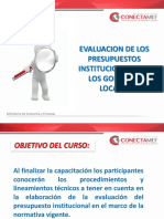 Evaluacion Presupuestal