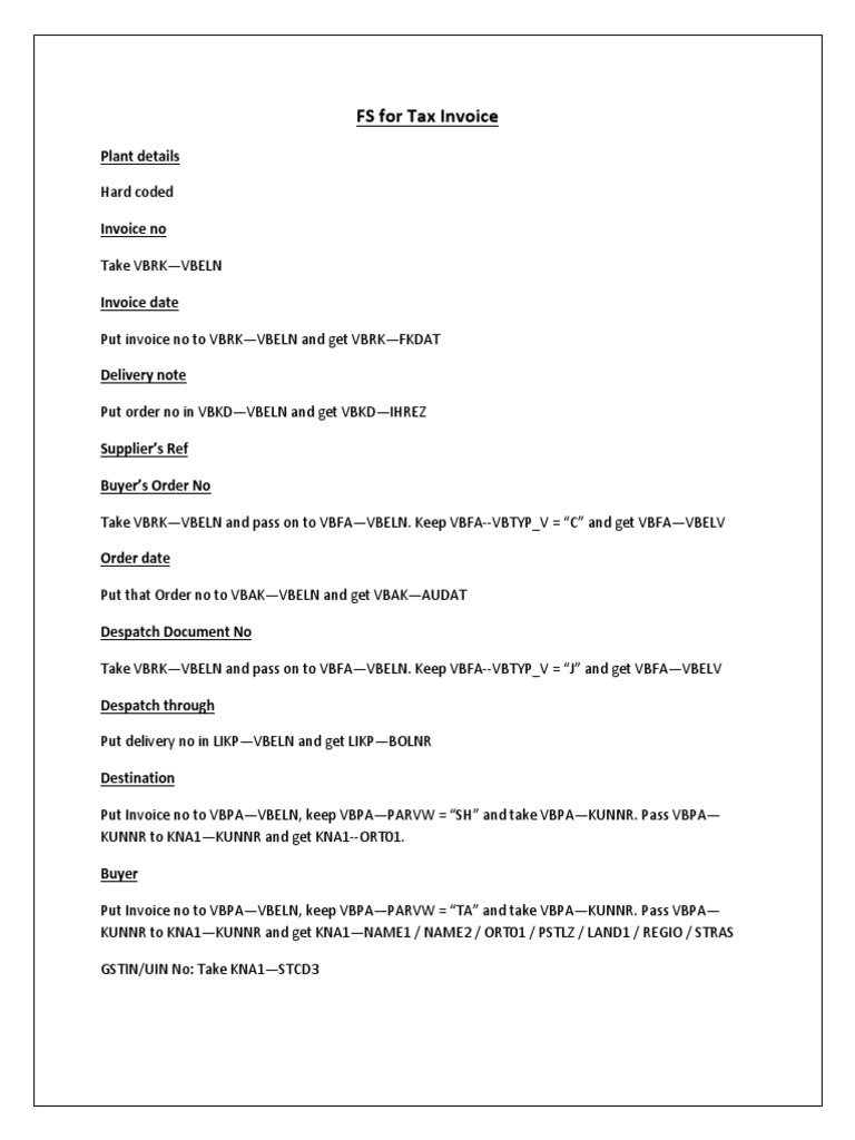 Tax Invoice Processing Guide | PDF | Finance & Money Management