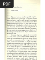 Por qué detesto el teatro. Javier Marías.