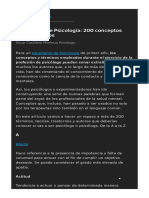 Diccionario de Psicología - 200 Conceptos Fundamentales