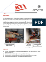 Fatal Incident: Hindustan Zinc Limited Unit: Fumer Project, CLZS