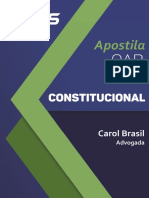 Apostila Direito Constitucional Carolinne Brasil