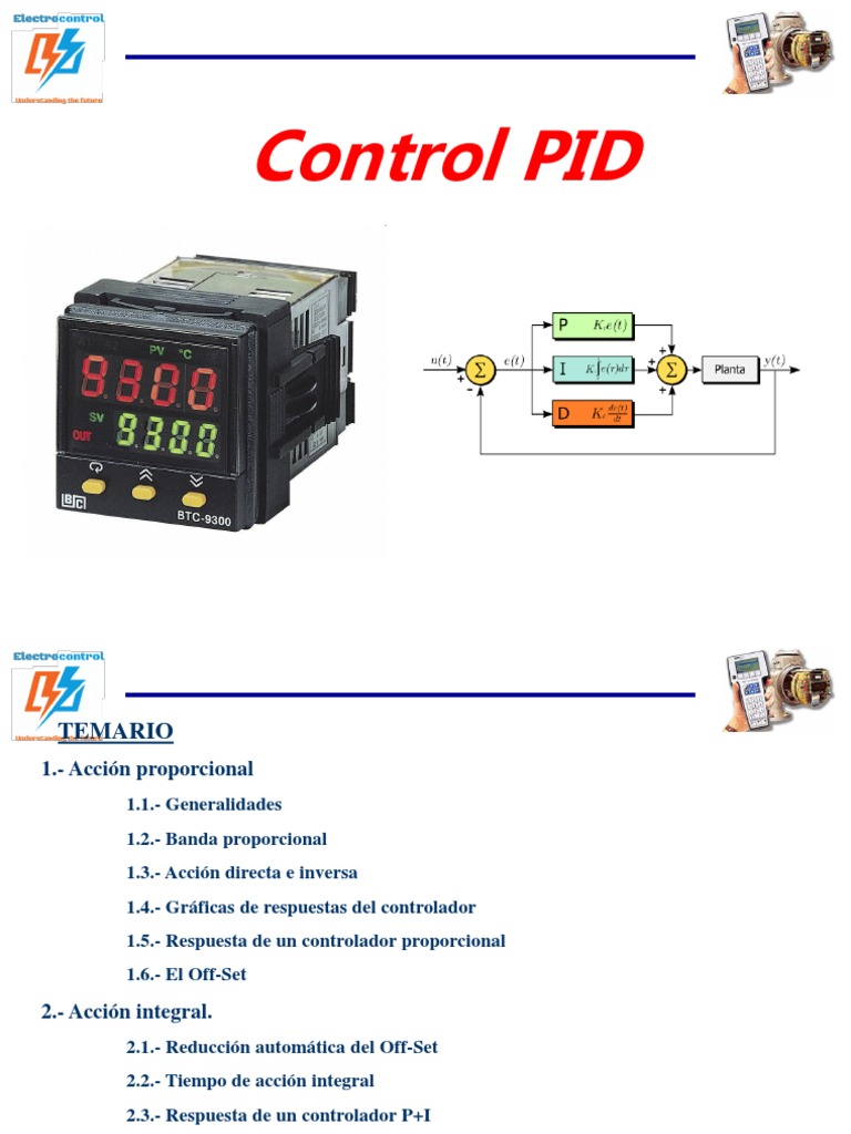 Control Pid Pdf Cantidades Fisicas Enseñanza De Matemática