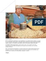 Mote, el grano de los dioses en la gastronomía de Azuay