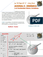 DINAMICA - COORDENADAS POLARES  Y CARTESIANAS