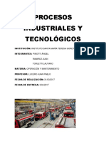 Los Procesos Industriales y La Tecnología