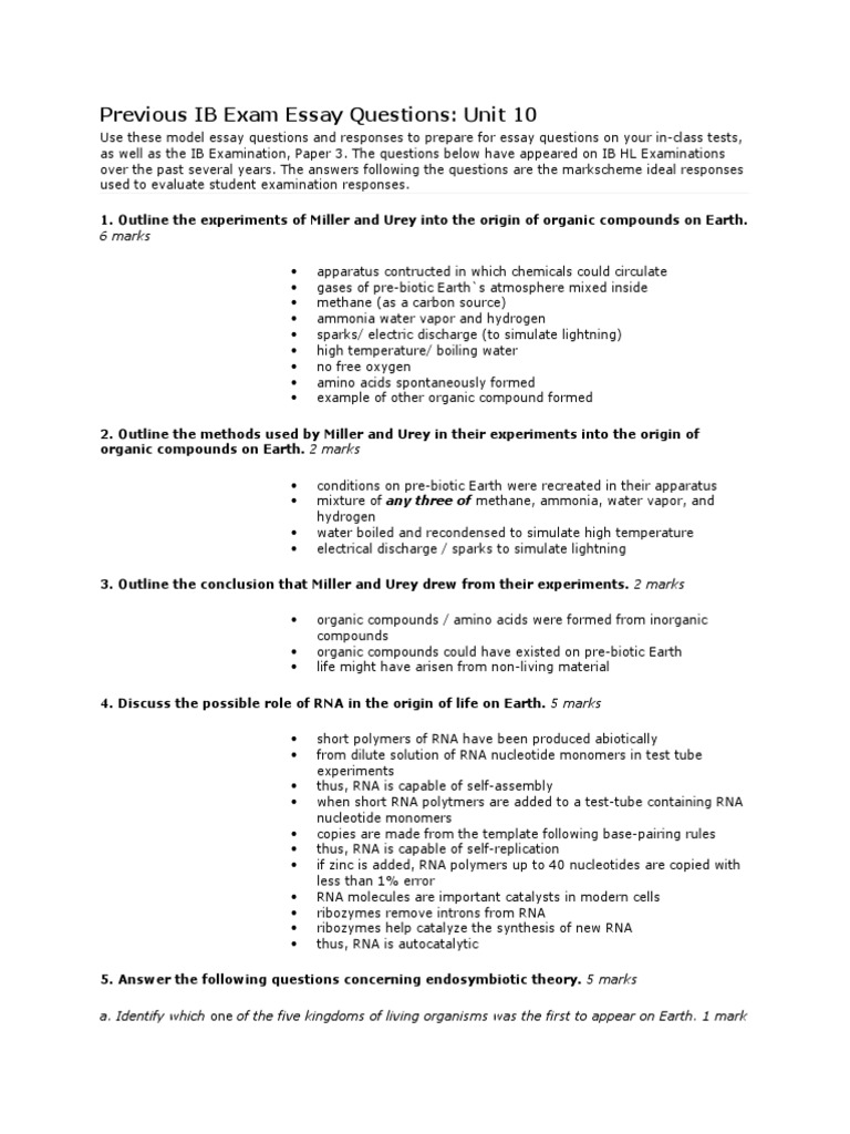 Ap biology exam 2020 answers picture