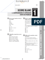 IAE CONCOURS Comprehension Et Expression Ecrite en Francais Test Blanc 2014