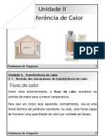 Fenômenos de Transporte - Unidade II - Mecanismos de Transferência de Calor